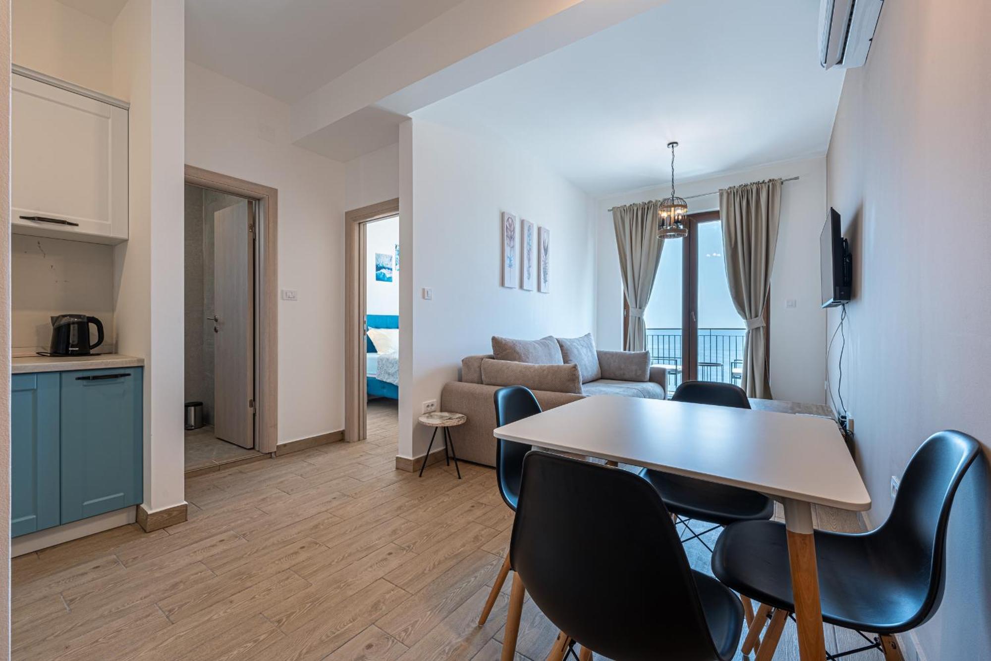 Niki Apartments Przno Sveti Stefan Exterior foto